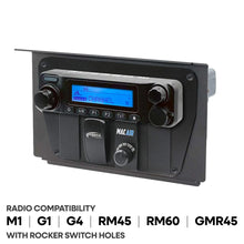 Polaris XP1 Mount Kit for Rugged Radios and Intercom - Rugged M1/G1/G4/RM45/RM60/GMR45 with Switch Holes