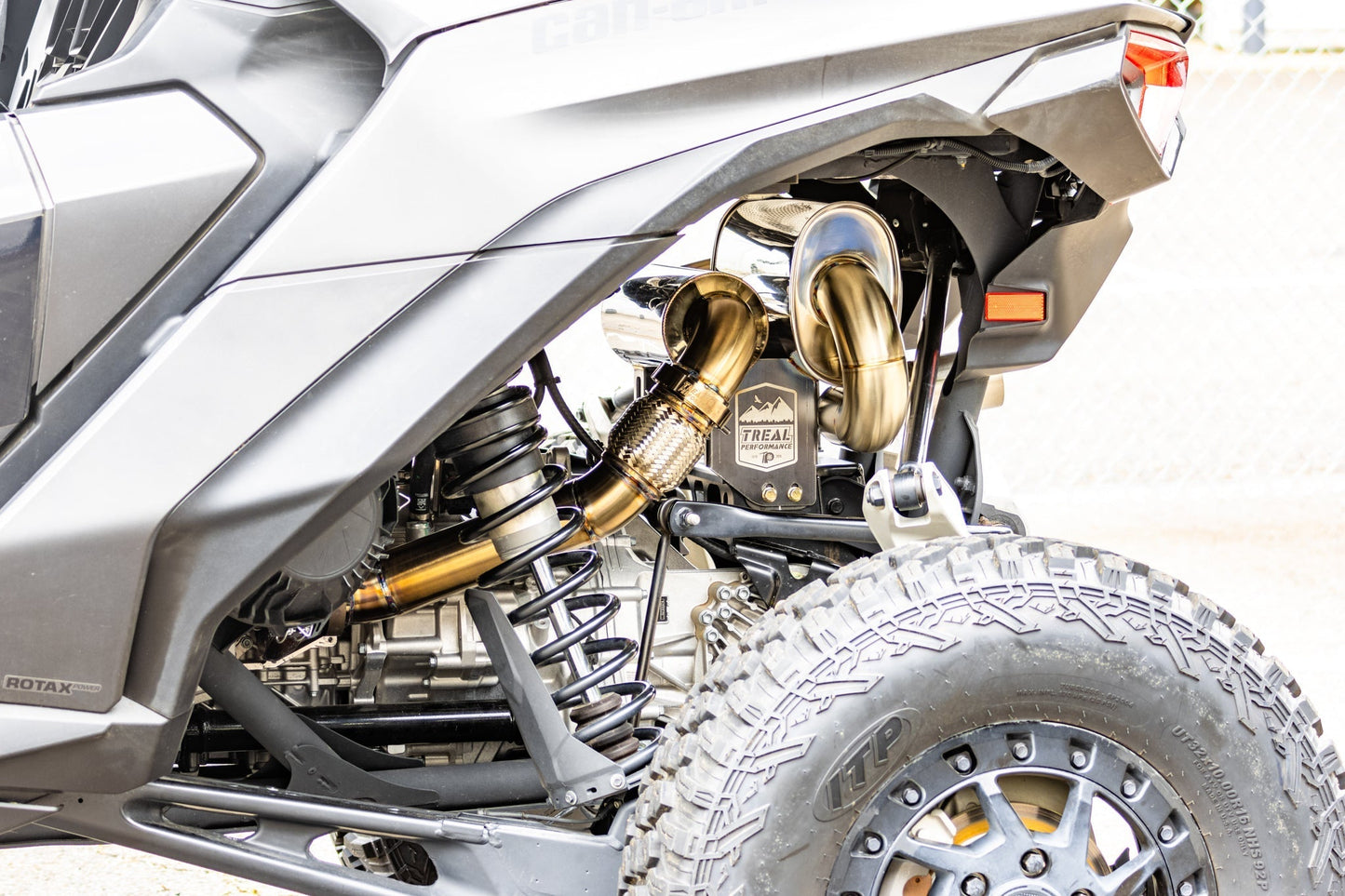 Treal Performance | 2024-2026 Can-Am Maverick R "The Patriot" Exhaust System