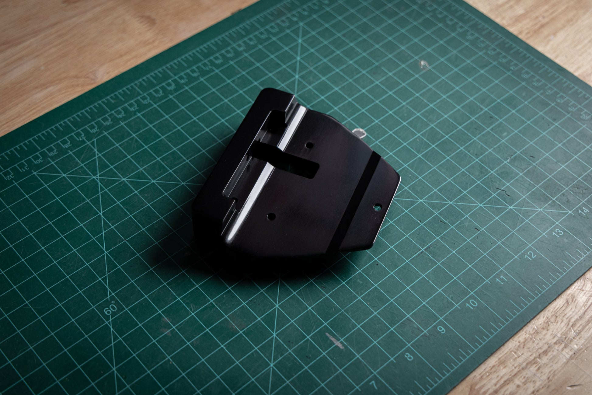 StayFlush Motorsports SFM MaverickR steering wheel switch mount, durable black automotive accessory for Maverick models.