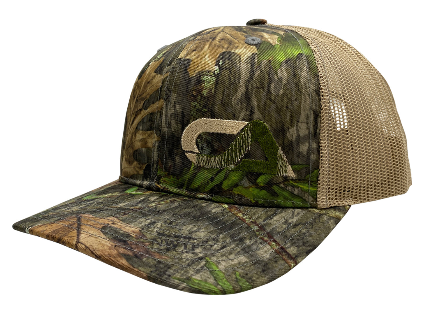CA Tech USA Logo Snapback Hat - Mossy Oak Camo