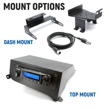 Can-Am Maverick R Complete Communication Kit with Rocker Switch Bluetooth Intercom and 2-Way Radio - STX Stereo Remote Head / G1 GMRS / Dash Mount