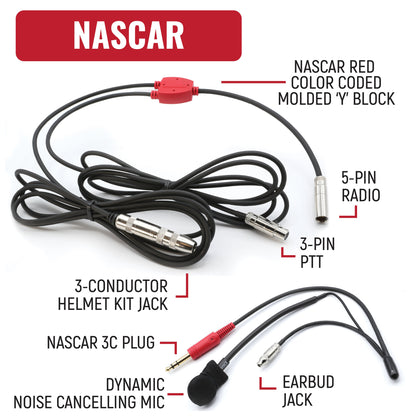 NASCAR Driver and Crew Chief Racing Kit with R1 Radios