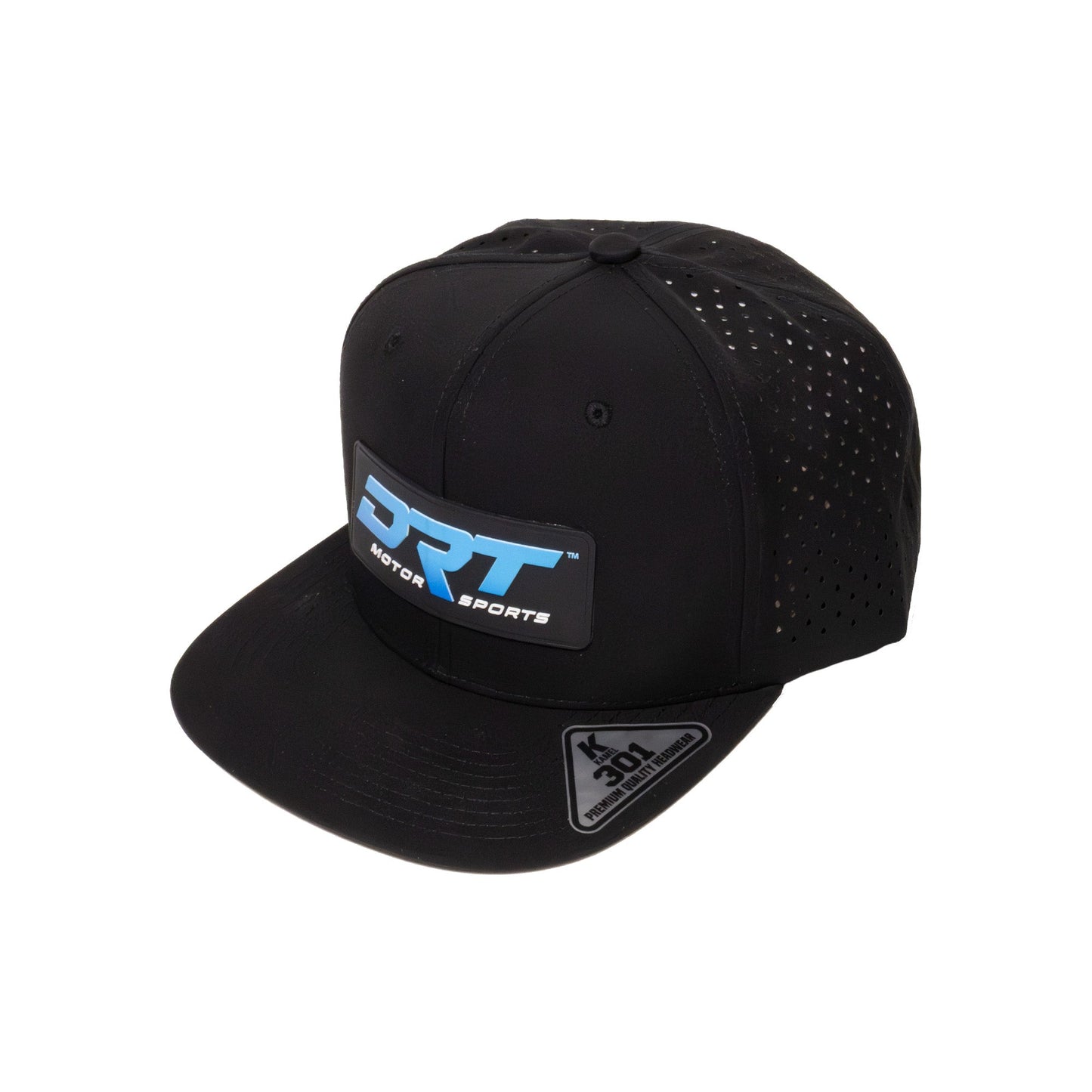 DRT Motorsports Recharged Series Snap-back Hat - Black/Black