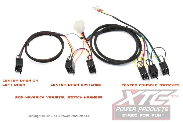 Can-Am® X3 Plug and Play 6 Switch Power Control System (Strobe Available)