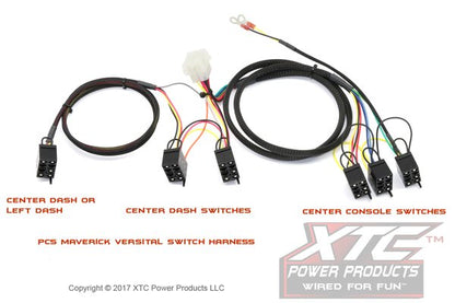 Can-Am® X3 Plug and Play 6 Switch Power Control System (Strobe Available)