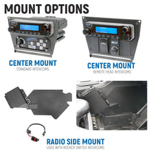 Polaris RZR PRO XP - Turbo R - Pro R - Complete Communication Kit with Bluetooth Intercom and 2-Way Radio - 696 PLUS Remote Head / G1 GMRS / Radio Side Mount