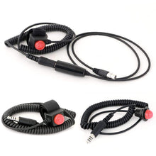 Quick Disconnect Push to Talk Buttons - Velcro Mount Quick Disconnect PTT