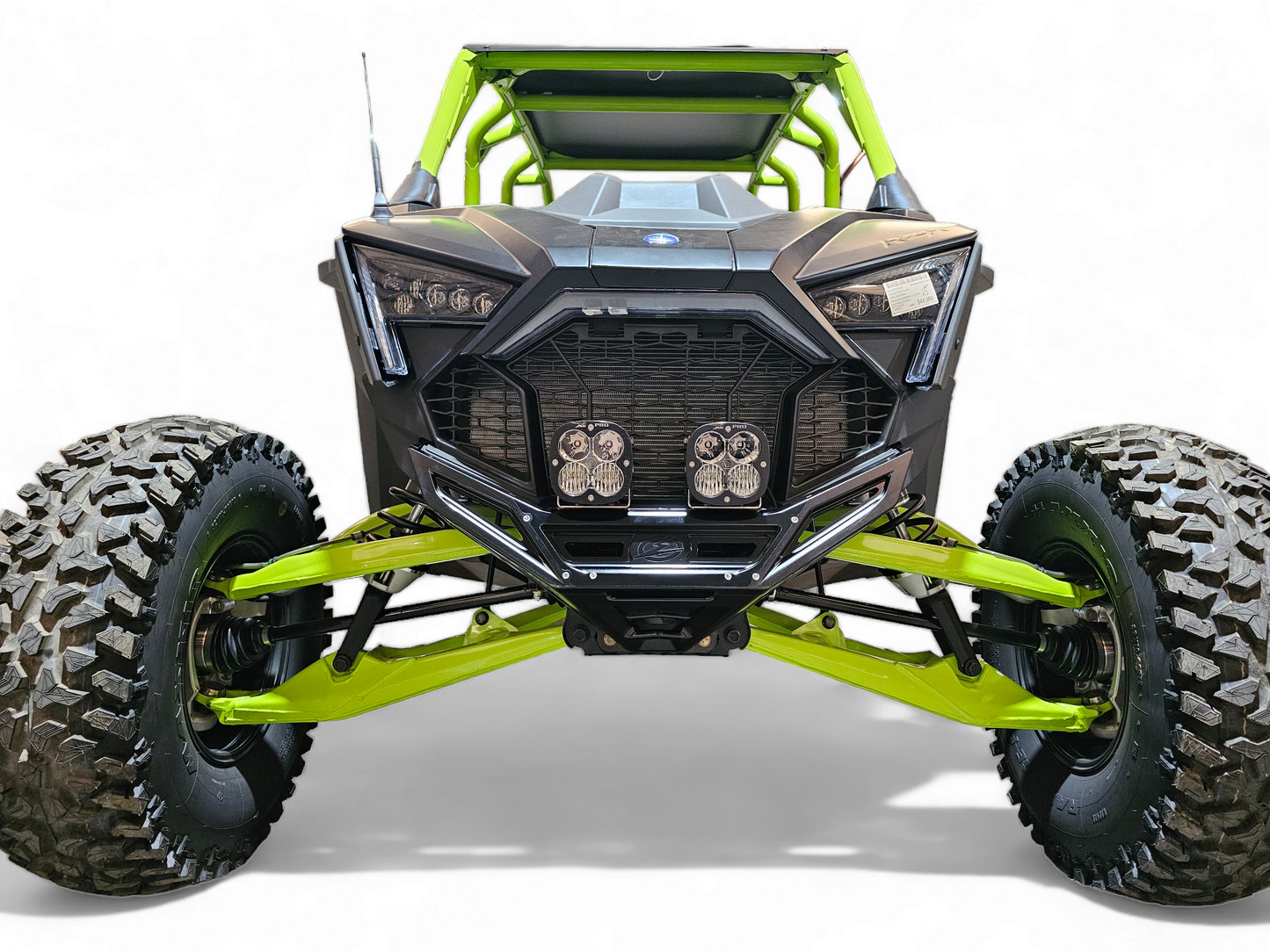 2022-2025 Polaris RZR Pro R, Pro S, Turbo R Machined Billet Front Winch Bumper (Black Anodize)