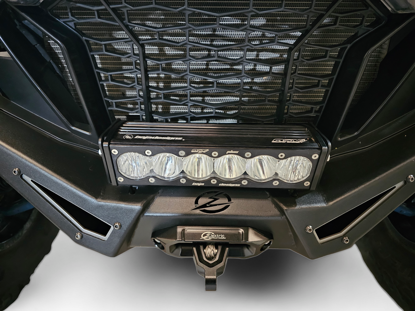 Elektric Offroad Designs UTV Winch Fairlead and Hook (Black)