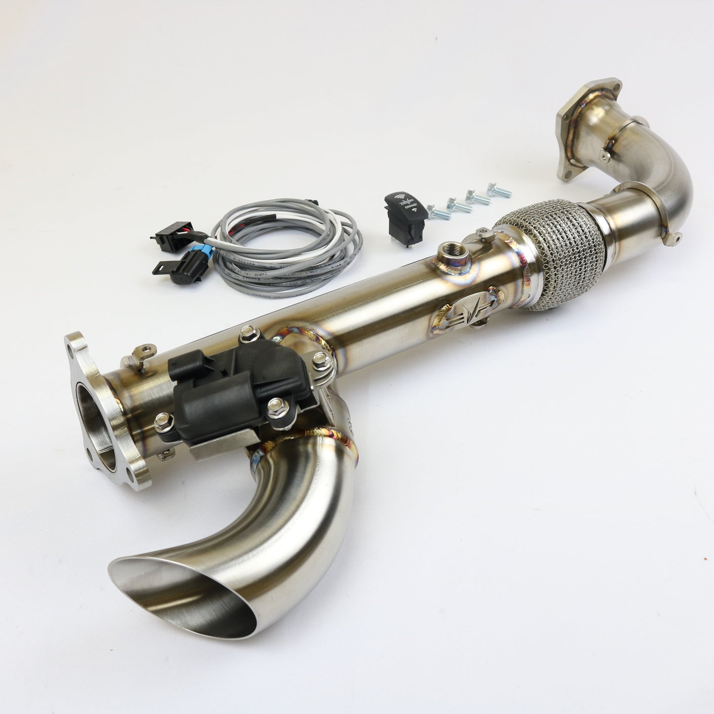 POLARIS RZR XP TURBO & TURBO S "SHOCKER" ELECTRIC SIDE DUMP EXHAUST