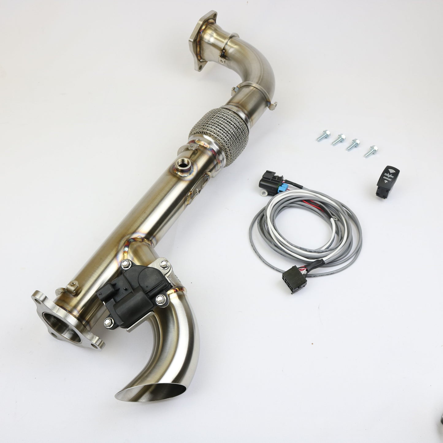 POLARIS RZR XP TURBO & TURBO S "SHOCKER" ELECTRIC SIDE DUMP EXHAUST