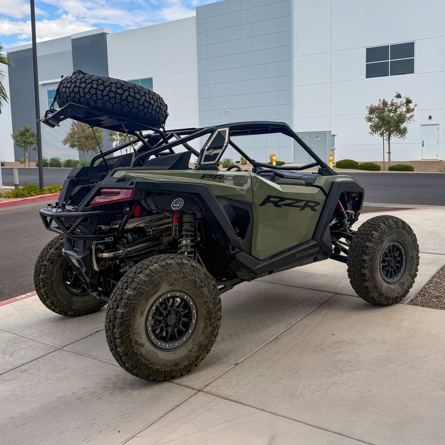 -Pre-Order- Polaris Pro S/Pro XP/Turbo R X-Plorer Series Spare Tire Carrier