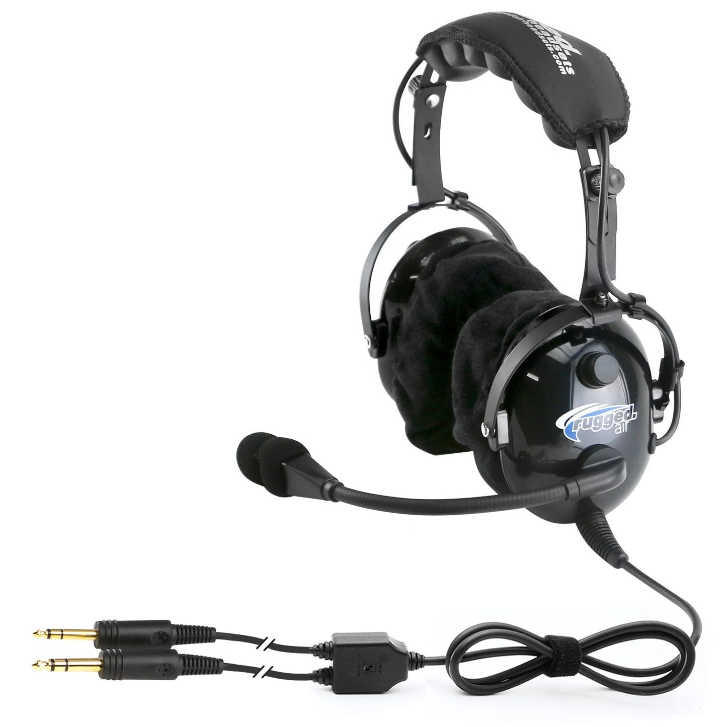Rugged Air RA900 General Aviation Instructor Pilot Headset with PTT