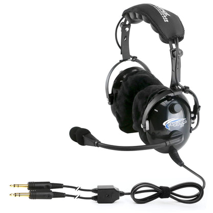 Rugged Air RA900 General Aviation Instructor Pilot Headset with PTT