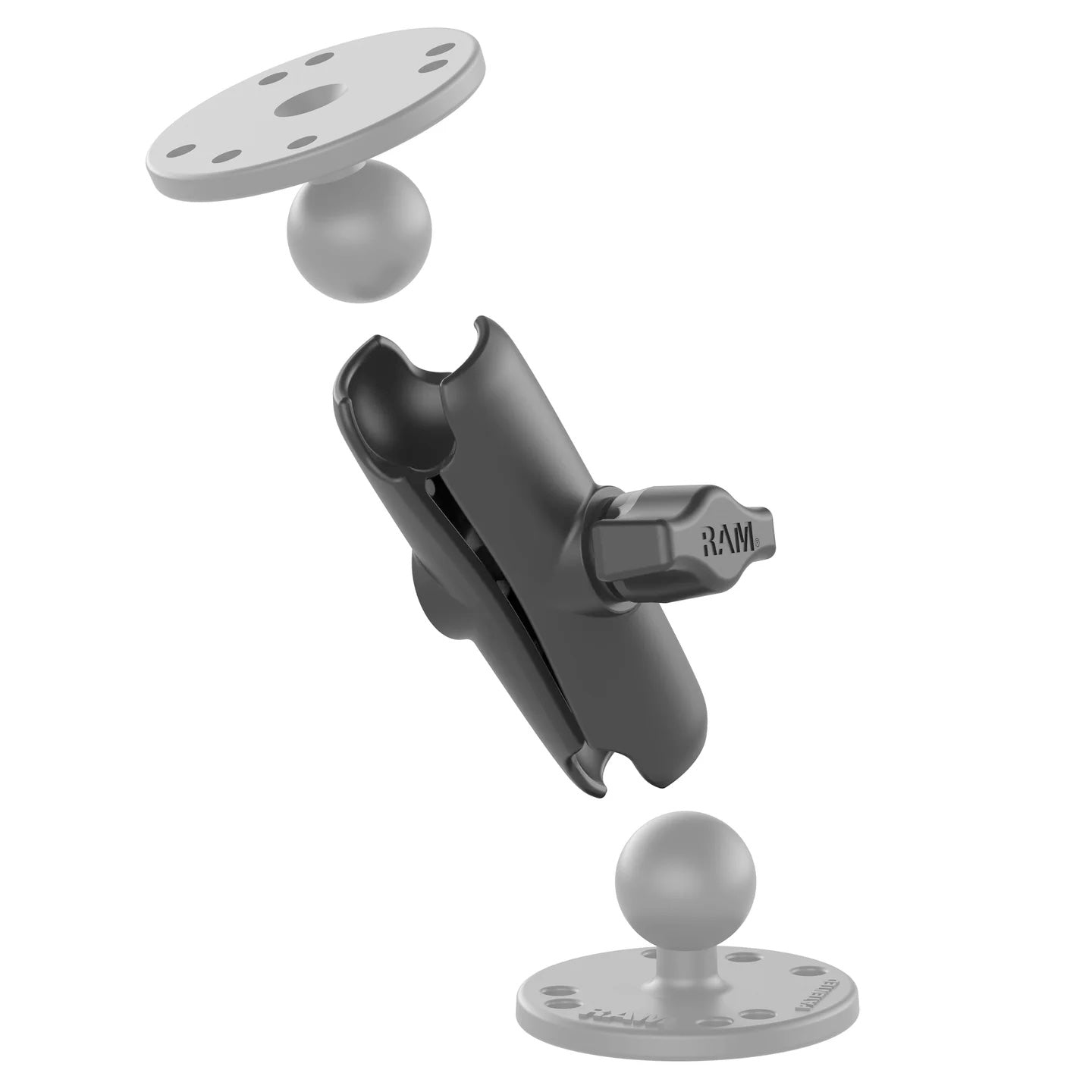 RAM Double Socket Arm - Medium / B Size - 1 Inch