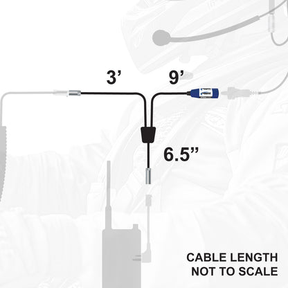 RUGGED Wired Single Seat Short Course Car Harness without Radio Jumper
