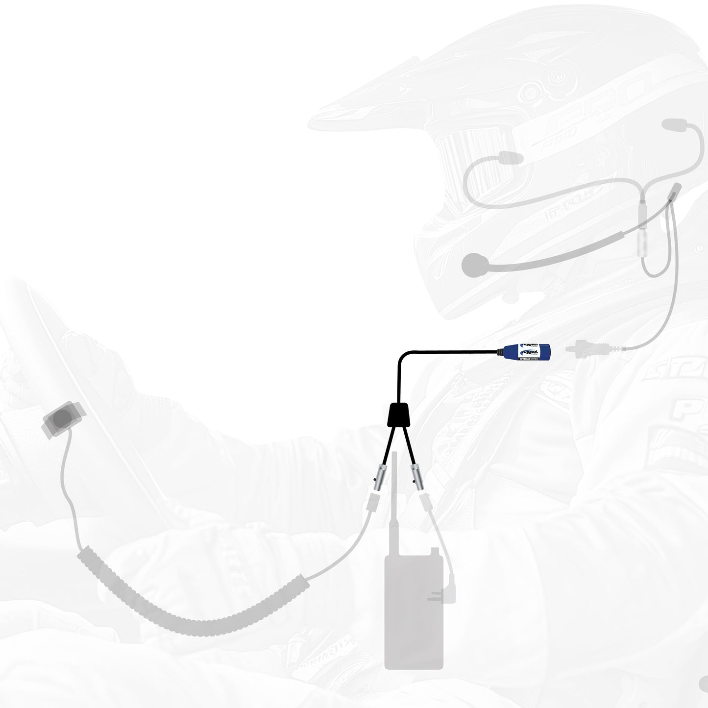 RUGGED Wired SPECIAL LENGTH Single Seat Car Harness without Radio Jumper