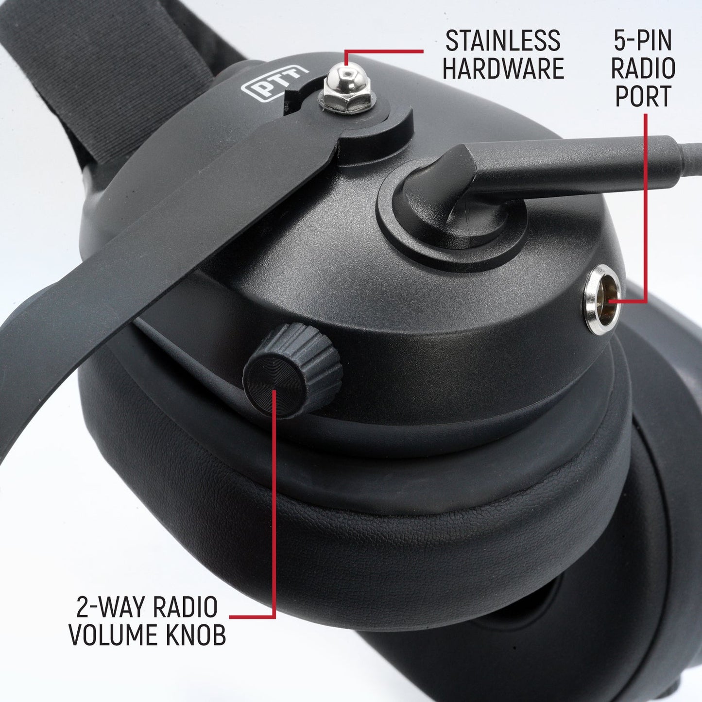 RW-H52 Bluetooth Headset for Cell Phones - 2-Way Radio Compatible