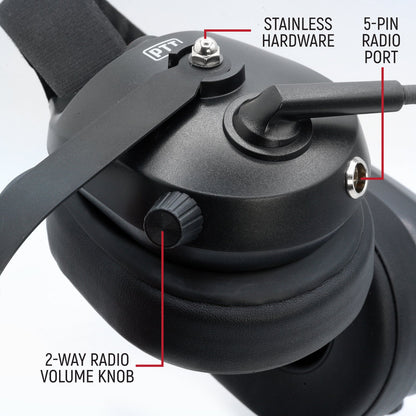 RW-H52 Bluetooth Headset for Cell Phones - 2-Way Radio Compatible