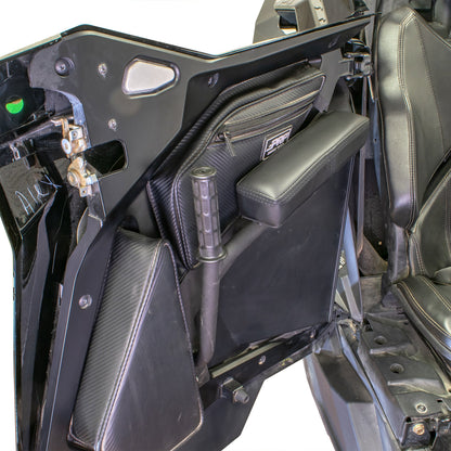Aftermarket rear door arm supports compatible with Polaris RZR Pro XP