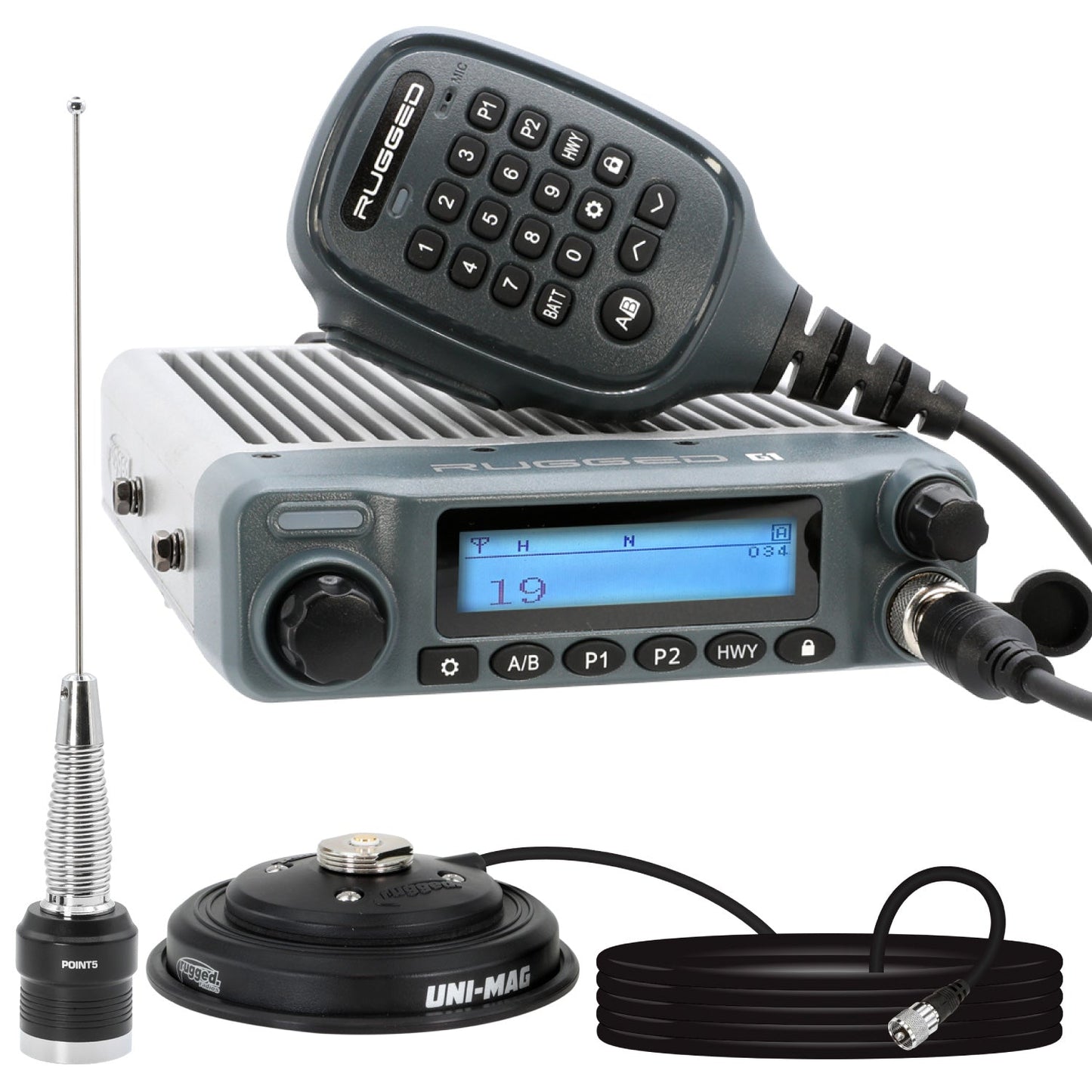 Radio Kit - G1 ADVENTURE SERIES Waterproof GMRS Mobile Radio with Antenna
