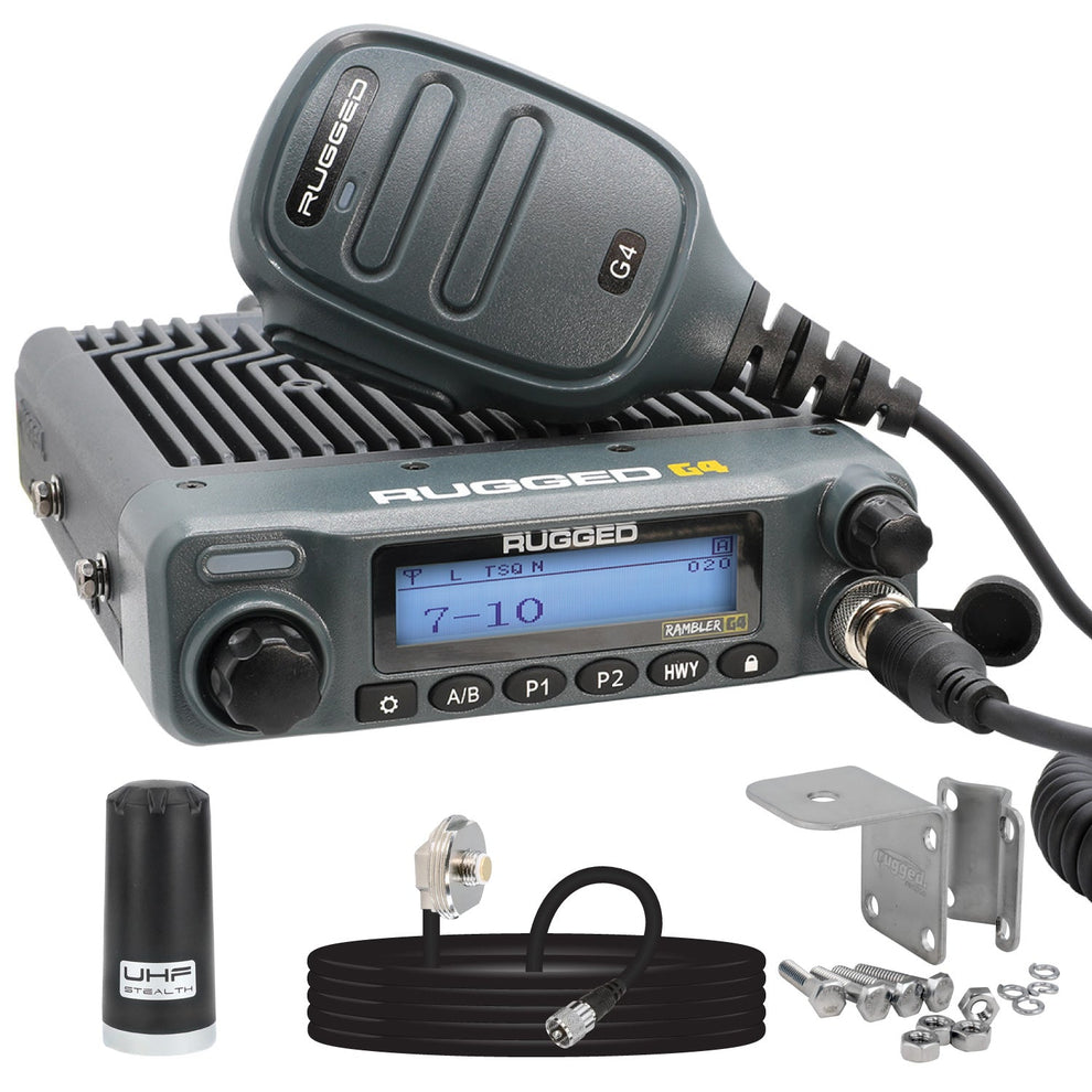 Radio Lite R700 Radio Kit Lite - Rambler G4 GMRS Band Mobile Radio with – SxS Addicts