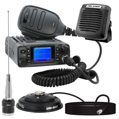 Radio Kit Plus - GMR25 Waterproof GMRS Mobile Radio Kit with External Speaker