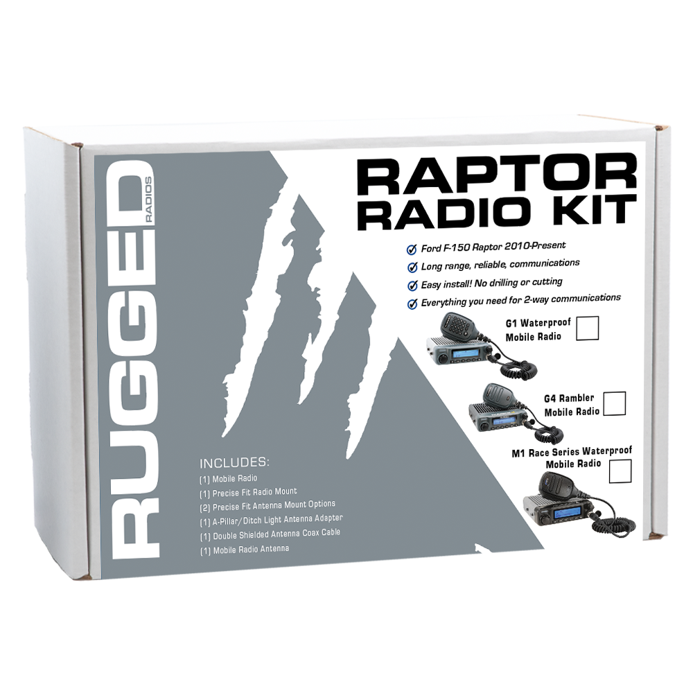 Ford Raptor Two-Way Mobile Radio Kit - M1-V - Business Band VHF