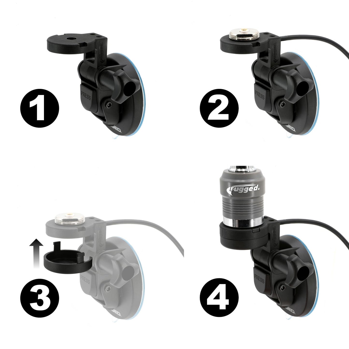 Suction Cup Antenna Mount