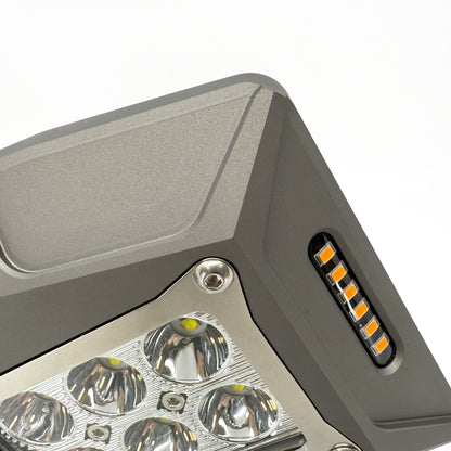 Grey Sawtooth with M10-1.25 Threaded Ball Mount