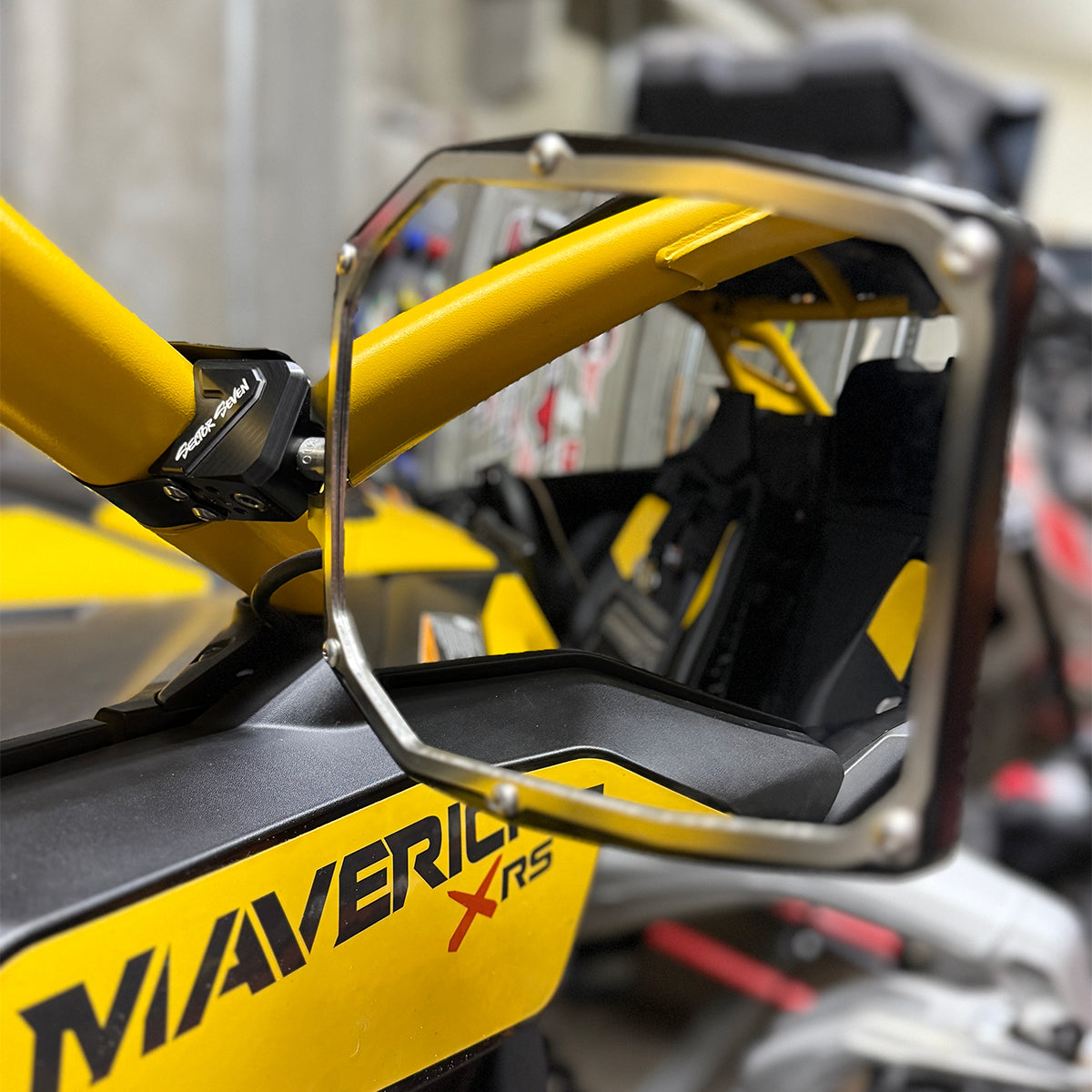 Stealth Navigator Mirrors w/ Light Brackets