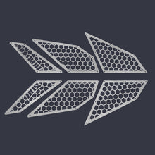 Polaris Pro XP/Pro R/Turbo R Bed Grille Kit (6 pc. kit)