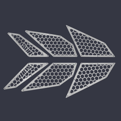 Polaris Pro XP/Pro R/Turbo R Bed Grille Kit (6 pc. kit)