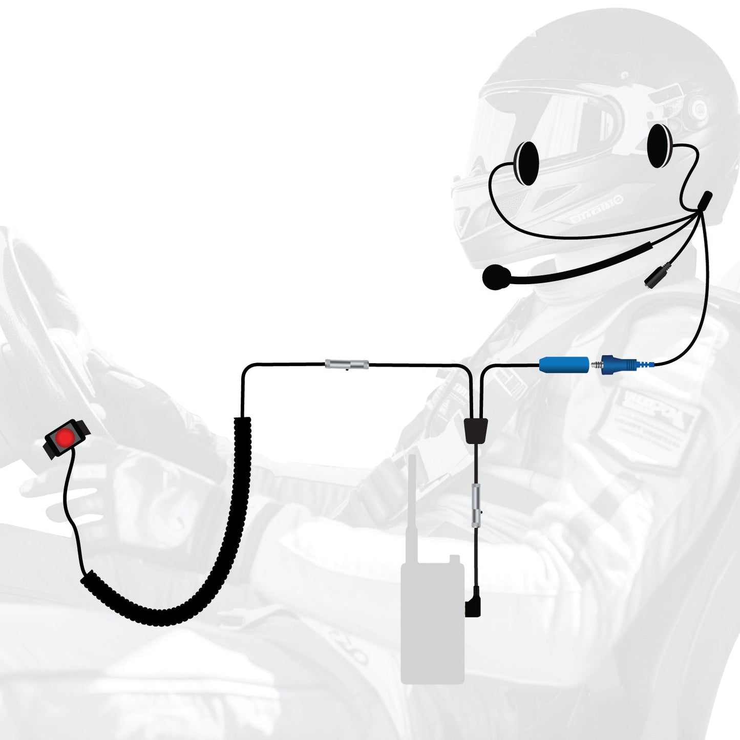 RUGGED Wired  Driver Only Communication Kit without Radio