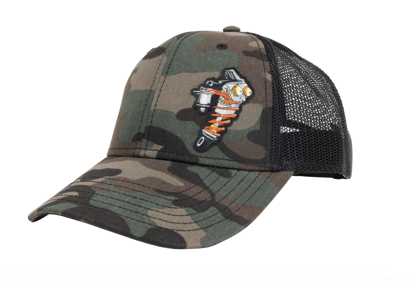 Curved Bill Shocky Snapback Hat