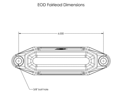 Elektric Offroad Designs UTV Winch Fairlead and Hook (Gunmetal)