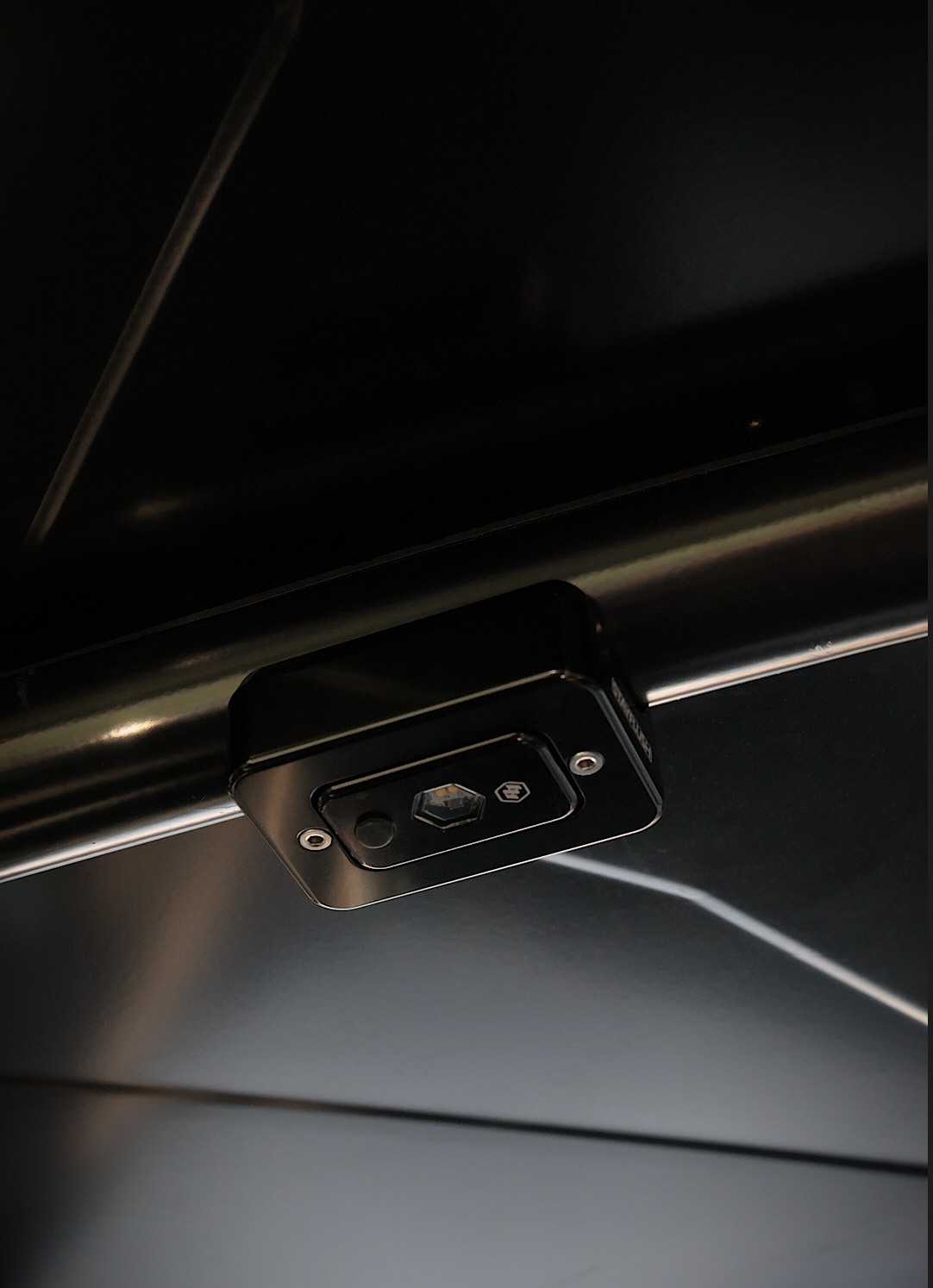 StayFlush Motorsports Baja Dome Light and StayFlush flush mount bundle with universal mounts installed on a vehicle.