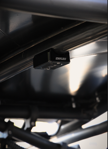 StayFlush Motorsports Baja Dome Light and StayFlush Flush Mount bundle with universal mounts, designed for off-road vehicle lighting.