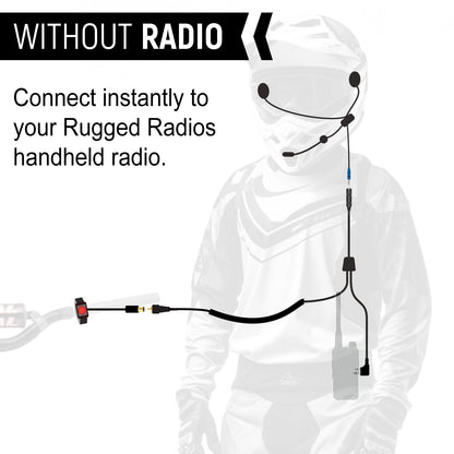 SUPER SPORT Complete Motorcycle Communication Kit with Lightweight SPORT Cables - GMR2 Plus