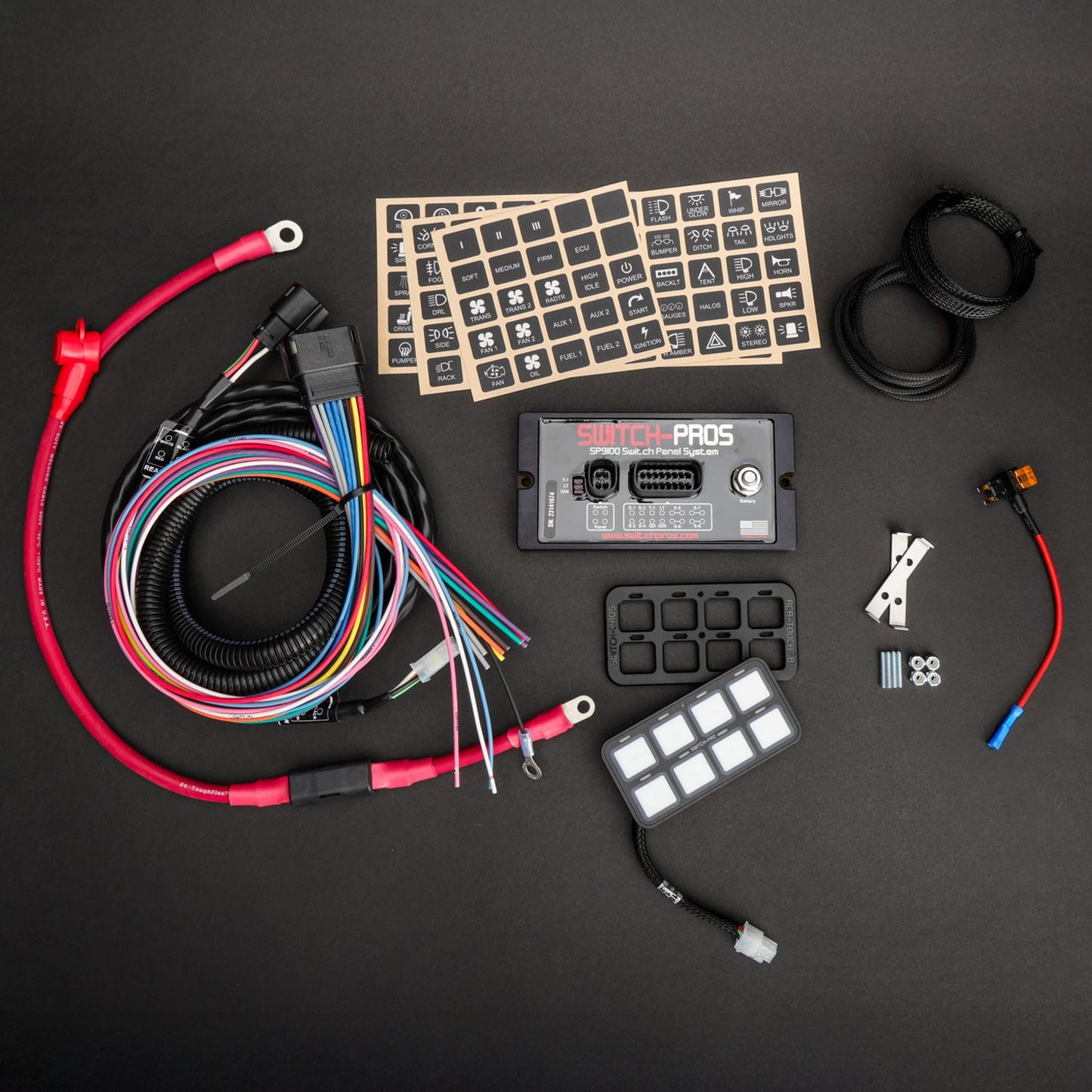 Switch-Pros - 8 Switch Panel Power System SP9100