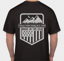 Treal Performance Made In USA | Grey Logo | Short Sleeve T-Shirt