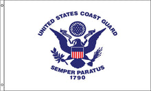 COAST GUARD 3X5' POLY FLAG