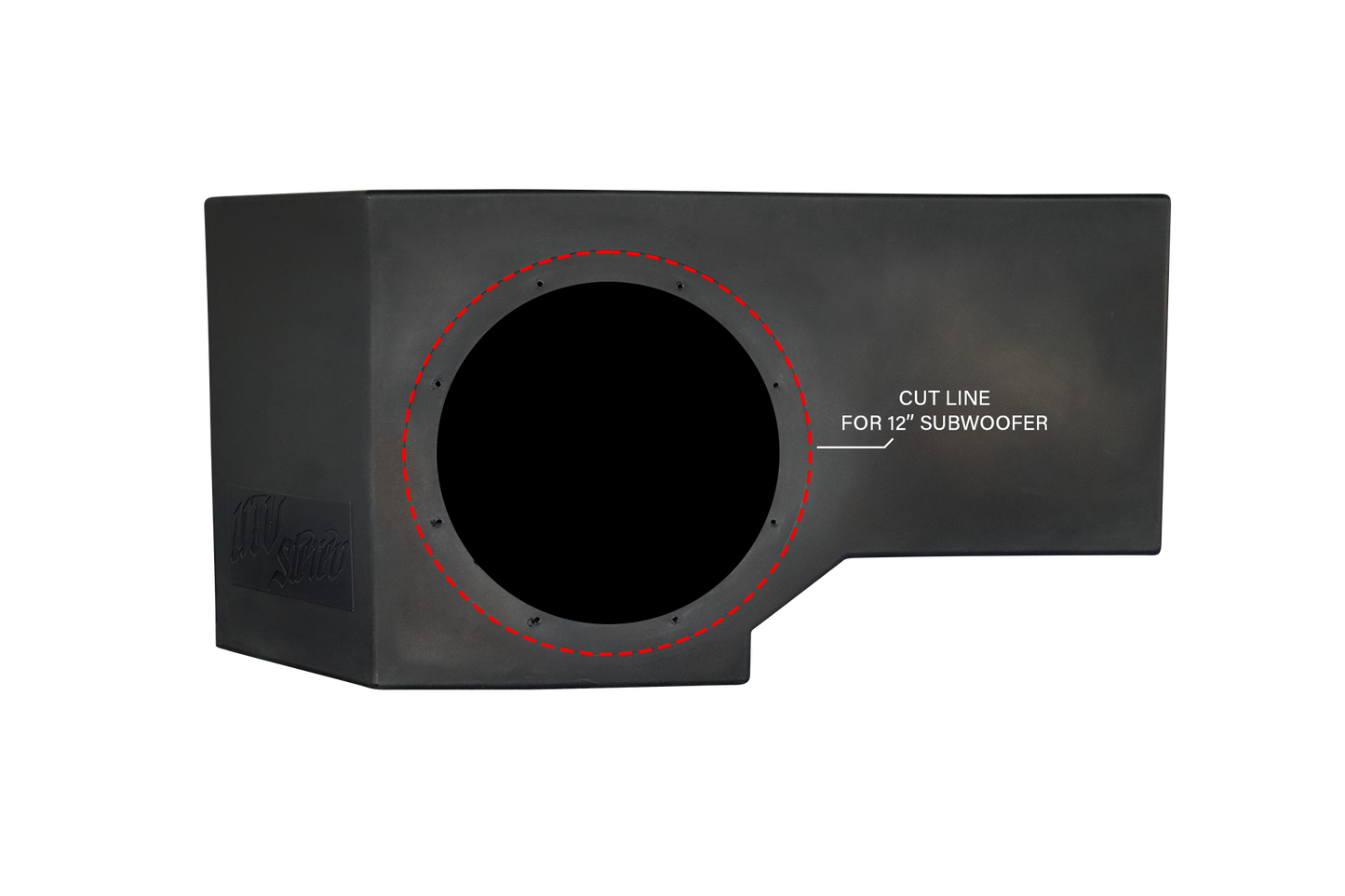 Can-Am® Defender HD10 1200W Single Side 10" Subwoofer Kit  | UTVS-DEF-SUB-1200