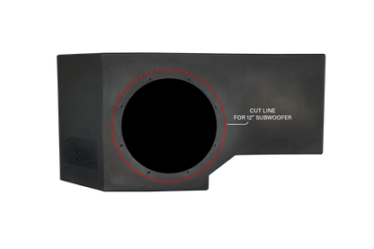 Can-Am® Defender HD10 1200W Single Side 10" Subwoofer Kit  | UTVS-DEF-SUB-1200