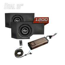 Can-Am® Defender HD11 1200W Dual 10" Subwoofer Kit | UTVS-DEF2-1200-2-GO