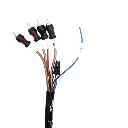 '20-'26 RZR® Pro Series Ride Command Front & Rear RCA Output + Speaker Wire & Remote | UTVS-PRO-RC-RCA-OUT