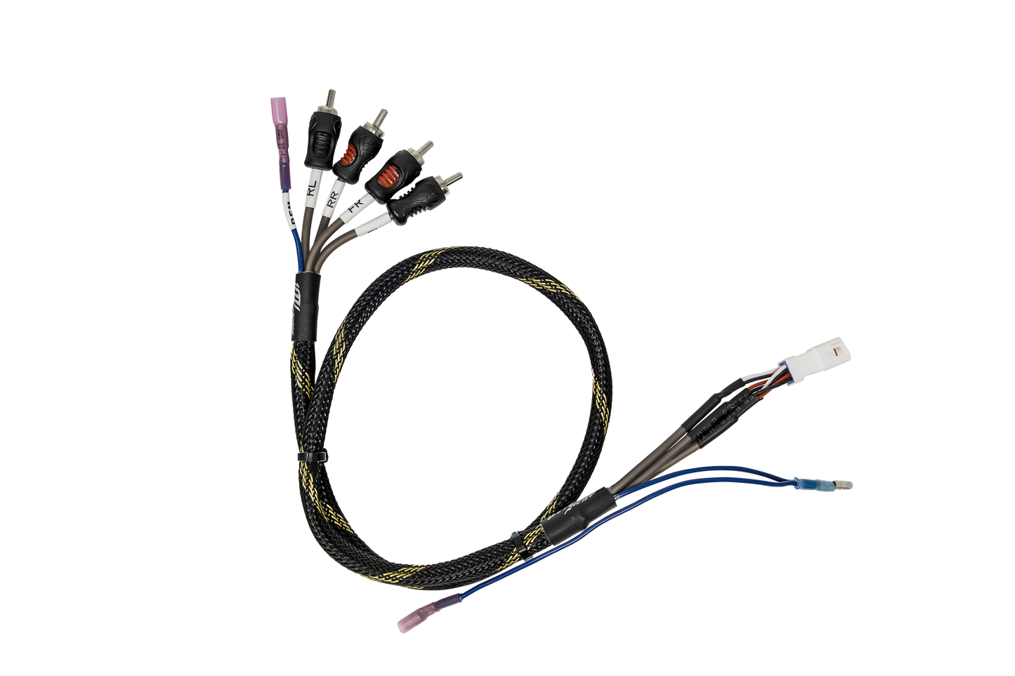Can-Am® X3 BRP GO! Front & Rear RCA Output Harness + Remote | UTVS-X3-GO-RCA-OUT