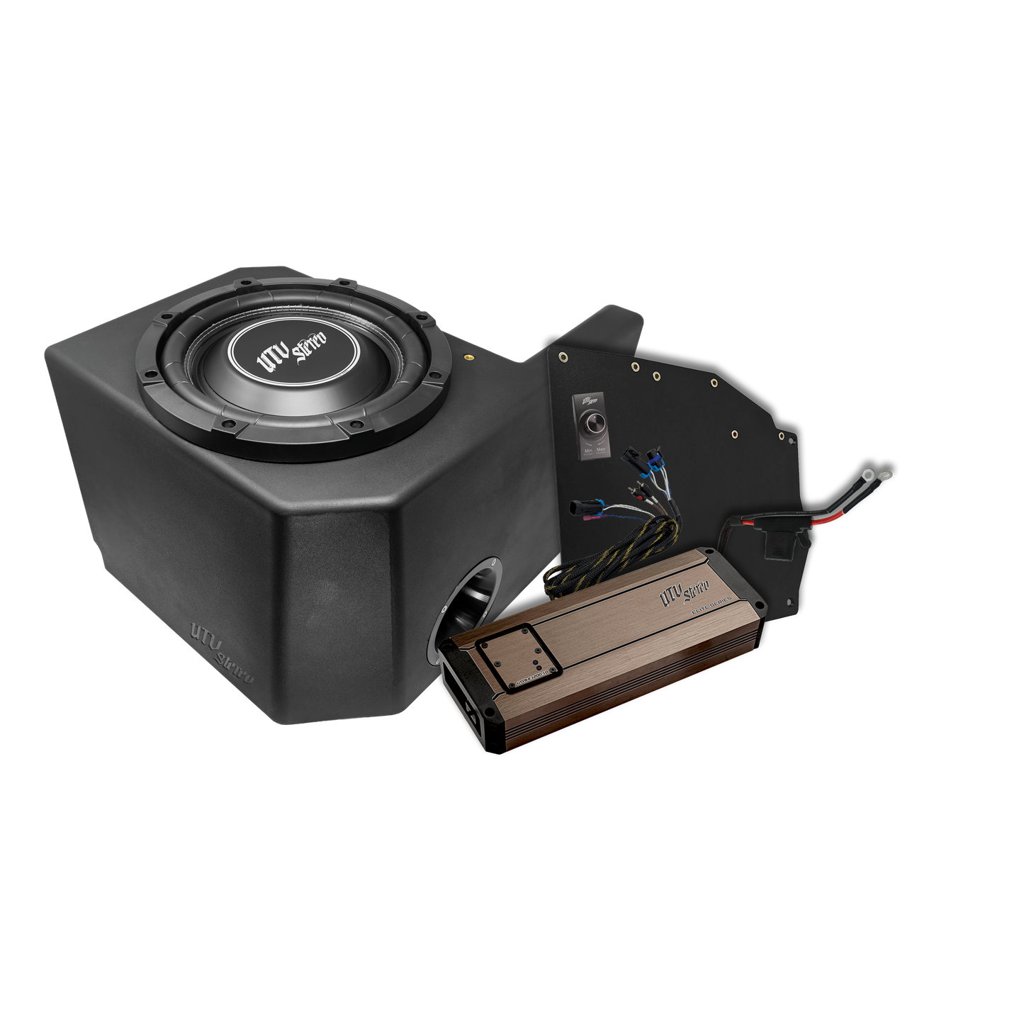 Polaris® Ranger 1200W Single 10" Subwoofer Kit | UTVS-RNG-SUB-1200-1