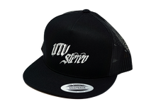 UTV Stereo Mesh Snapback Hat - Silver Logo | UTVS-A-HAT-U-BLK