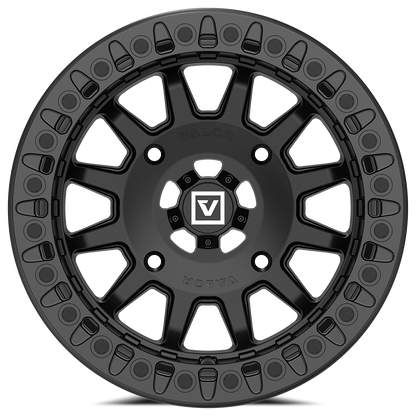V09 BEADLOCK 15X7 +40 4X137 SATIN BLACK